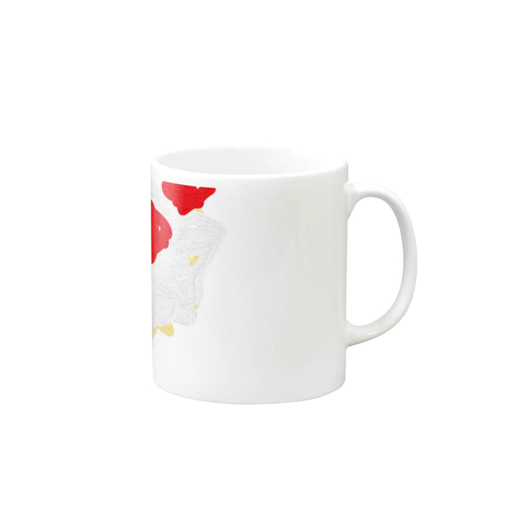 うんこやの3歳のけき Mug :right side of the handle