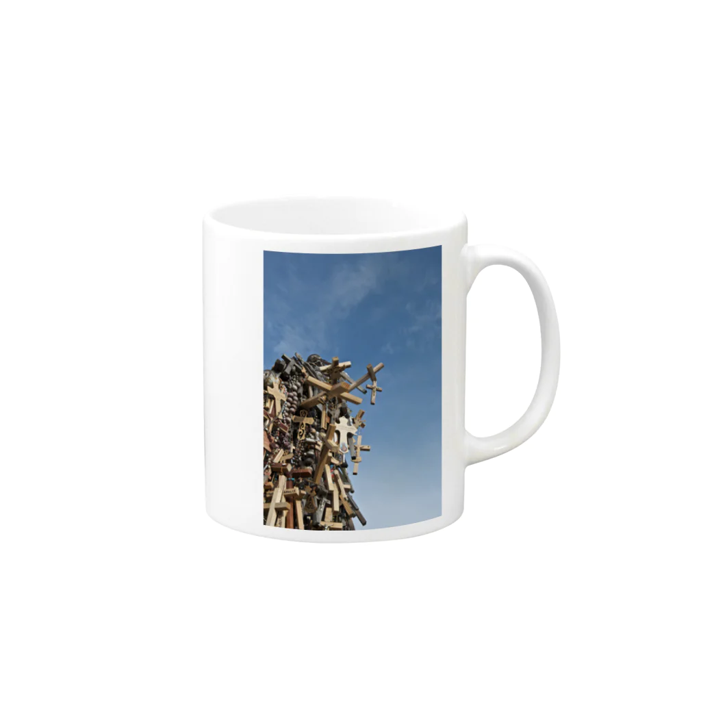 Franciscoのhill of cross -vivid- Mug :right side of the handle