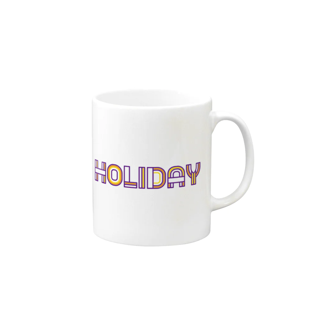 elic0514のHOLIDAY Mug :right side of the handle