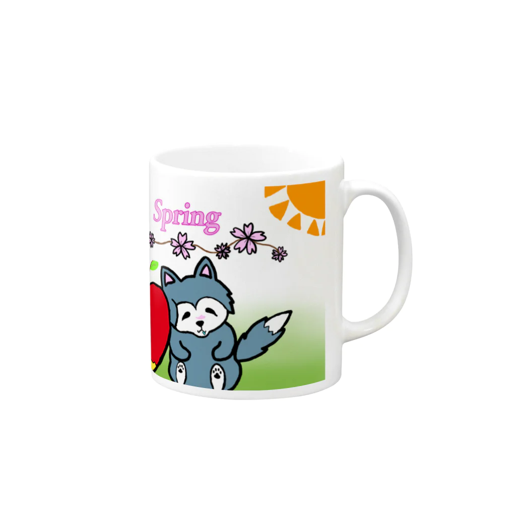 OYUMARU's Storeのいい夢見てるかな？ Mug :right side of the handle