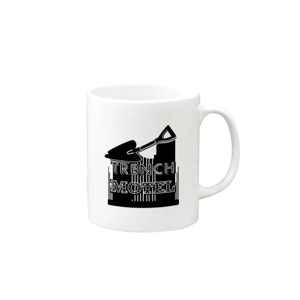 houjou_ujiwakiのTrench motel Mug :right side of the handle