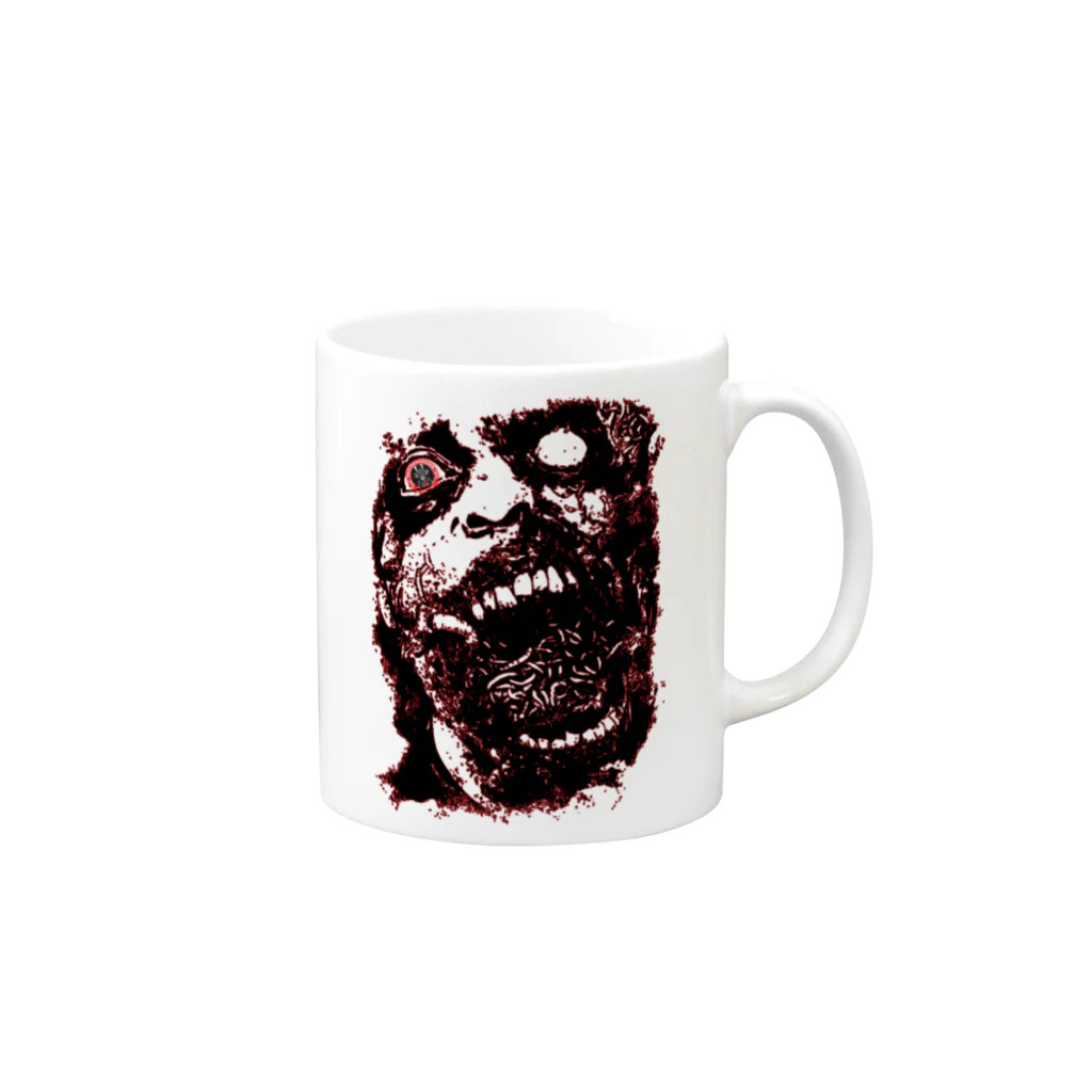 Skateboarding JapanのHorror Show Mug :right side of the handle