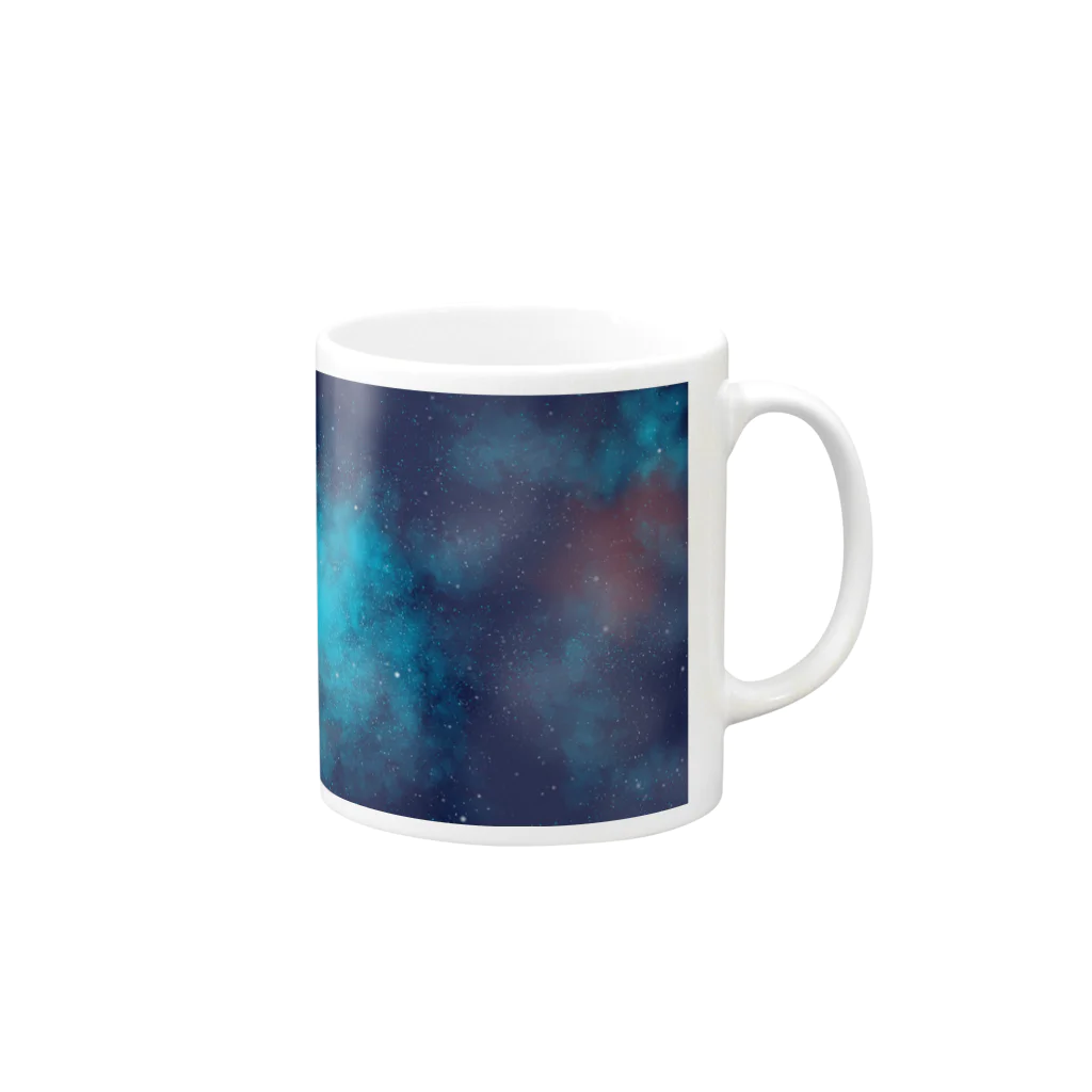 流星のセレネの宇宙パート2 マグカップの取っ手の右面