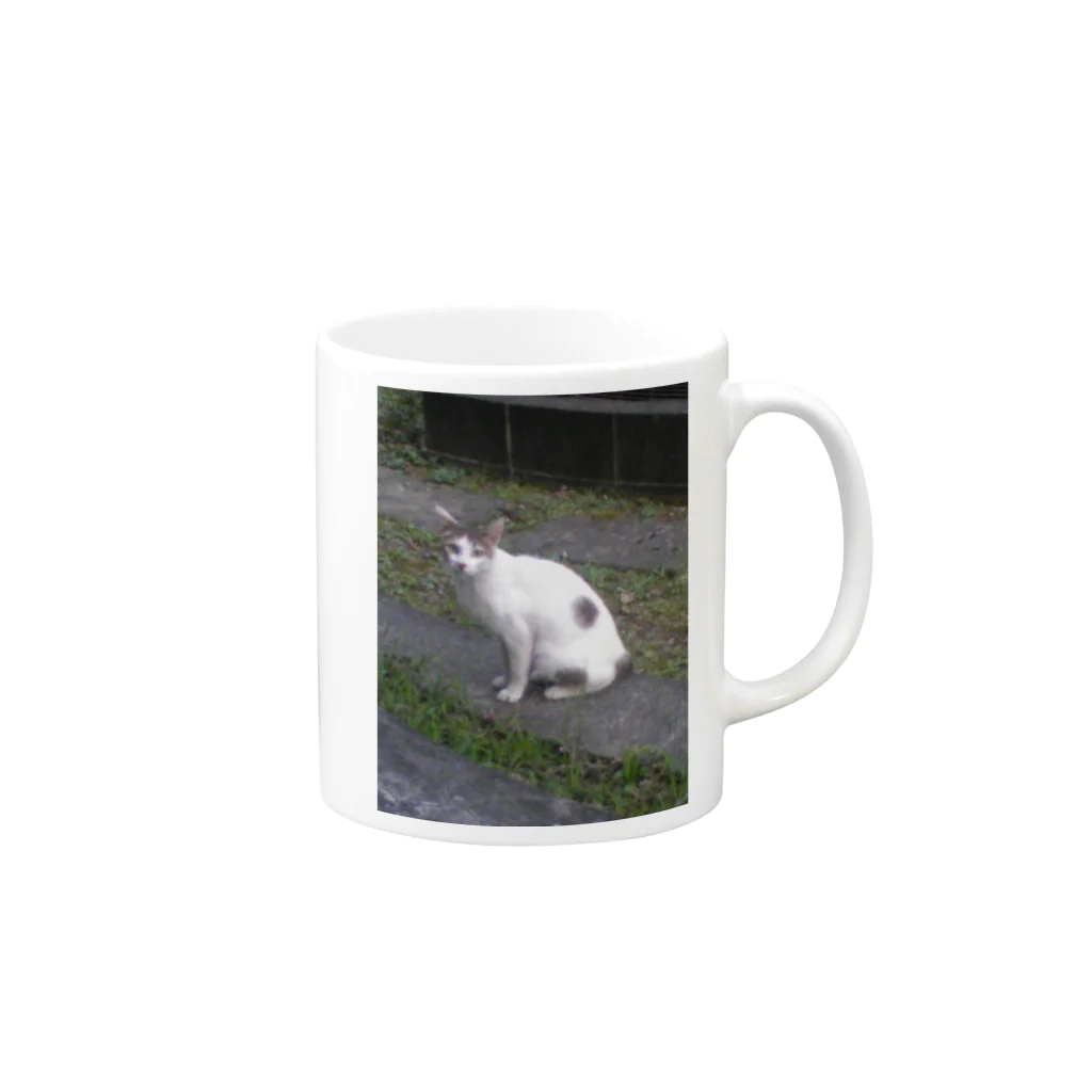 sayumiのねこ Mug :right side of the handle