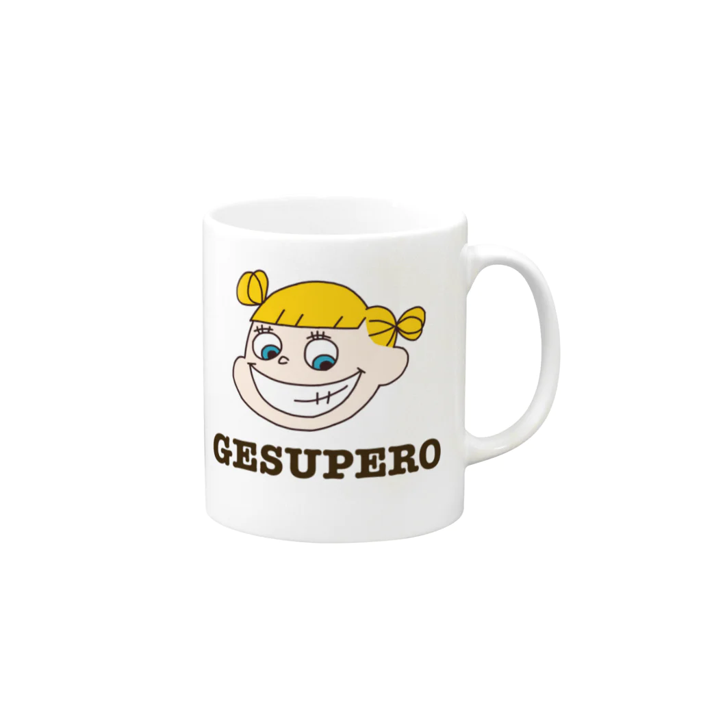 GESUPEROのGESUPERO マグカップの取っ手の右面