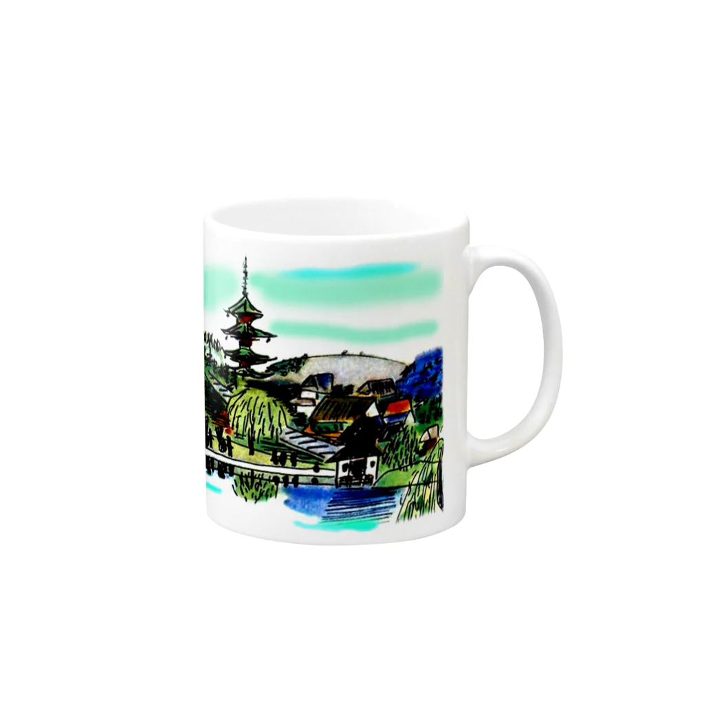 yt19380709の＃いくぞ岩田屋　　秋の京都 Mug :right side of the handle