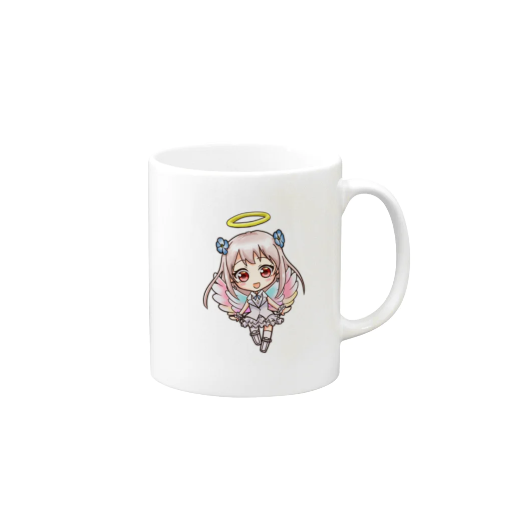 ちま/REALITYのちまのグッズ Mug :right side of the handle