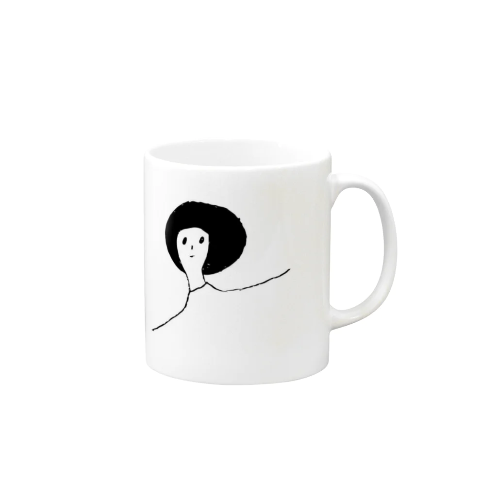 ___miiy_のAnna Mug :right side of the handle