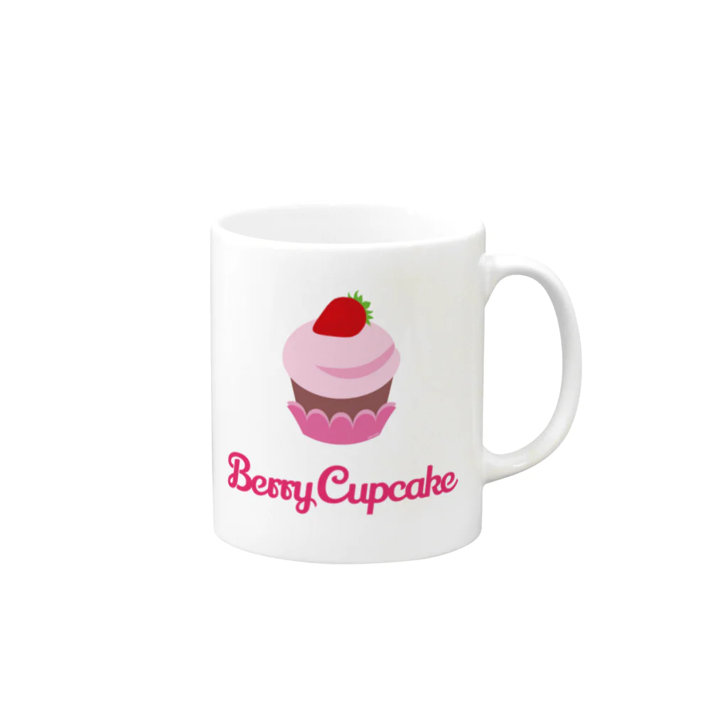 RUGOのBerry Cupcake マグカップの取っ手の右面