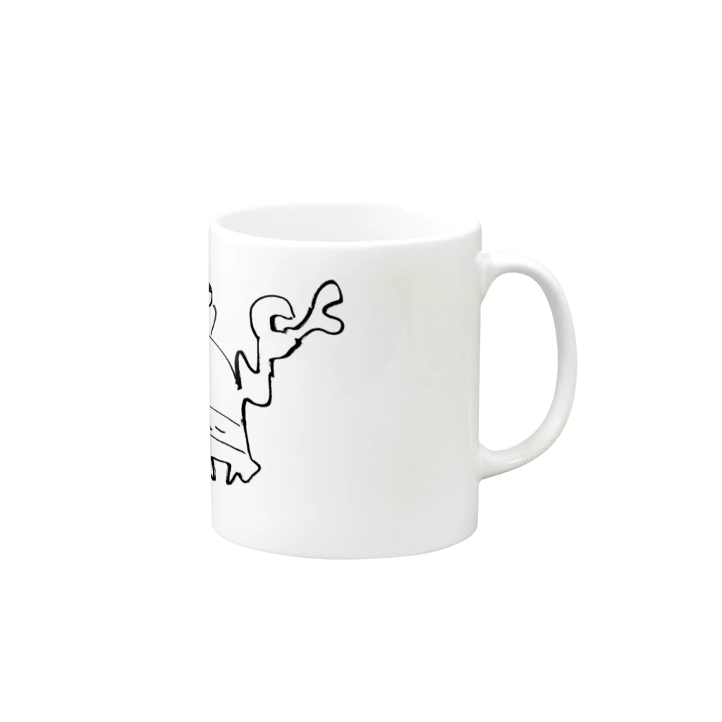 スタジオNGC　オフィシャルショップの古川未鈴（でんぱ組.inc）作『スフォイクス』（Ver.1.1） Mug :right side of the handle