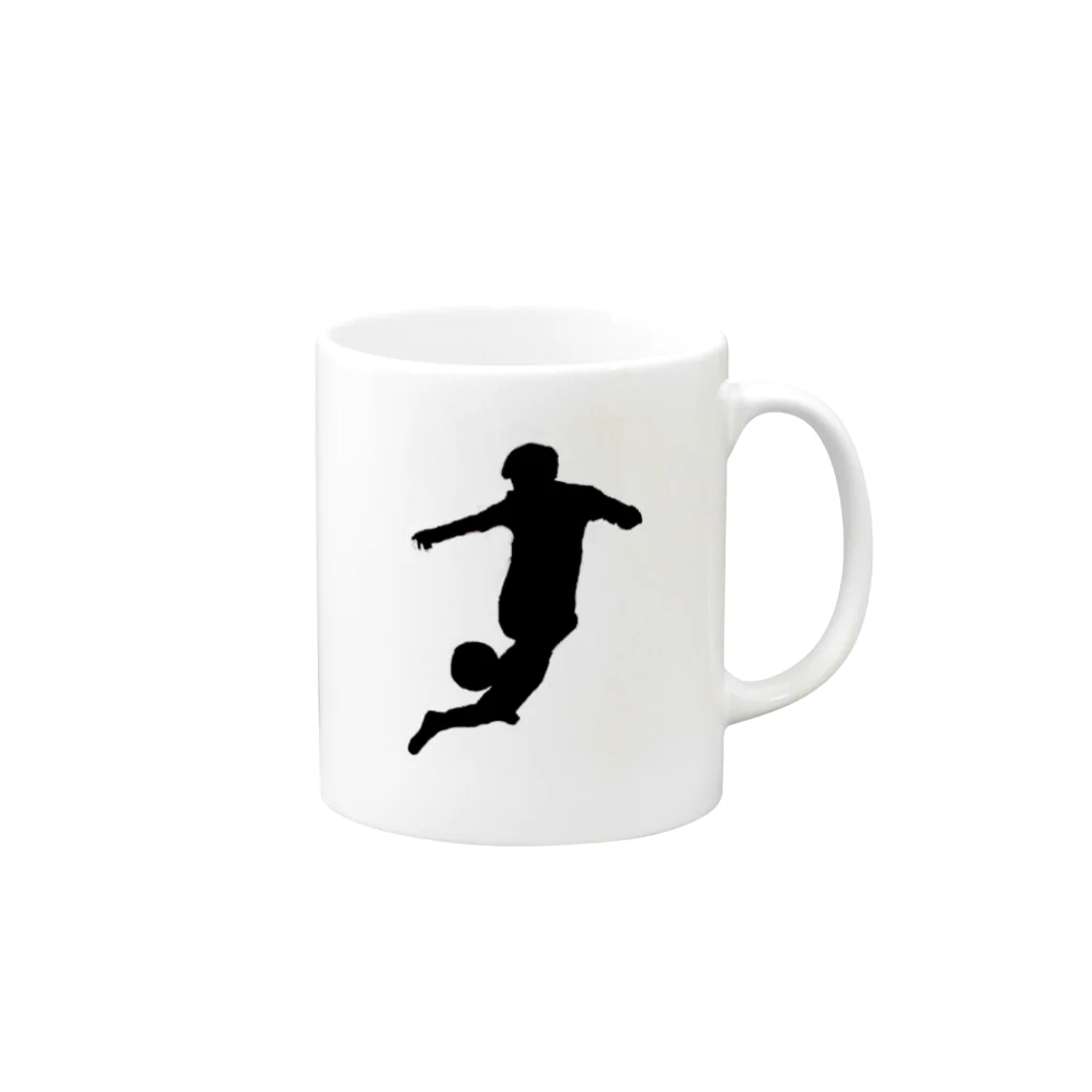 チェゲラッチョのサッカー Mug :right side of the handle