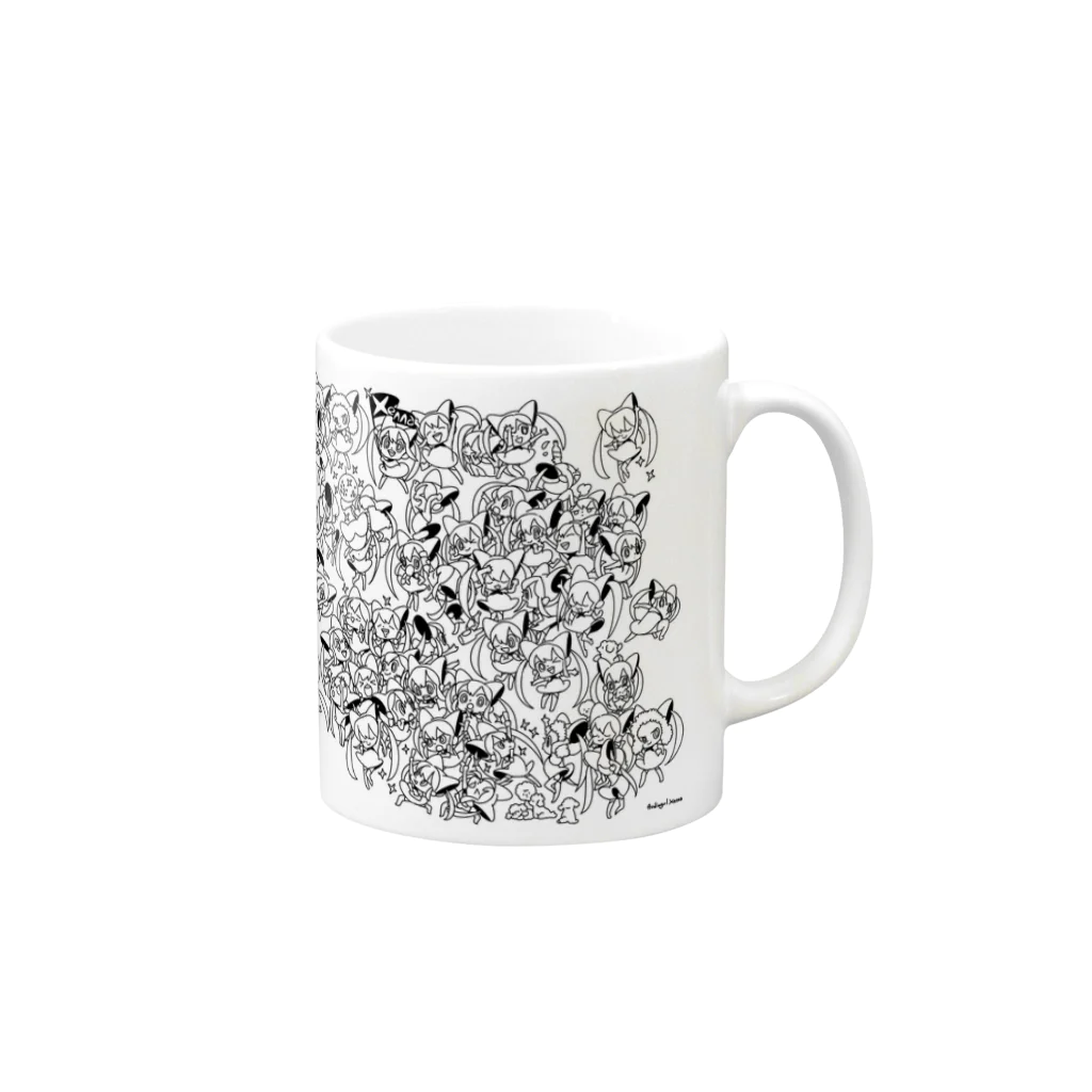 MAYAのXennaダンス！ Mug :right side of the handle