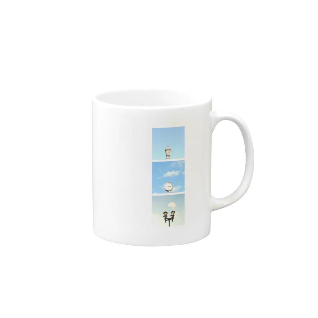 fujikoの空の移ろい Mug :right side of the handle