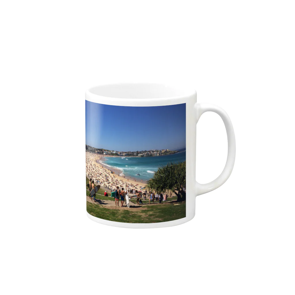 MI7TA9の海 Mug :right side of the handle