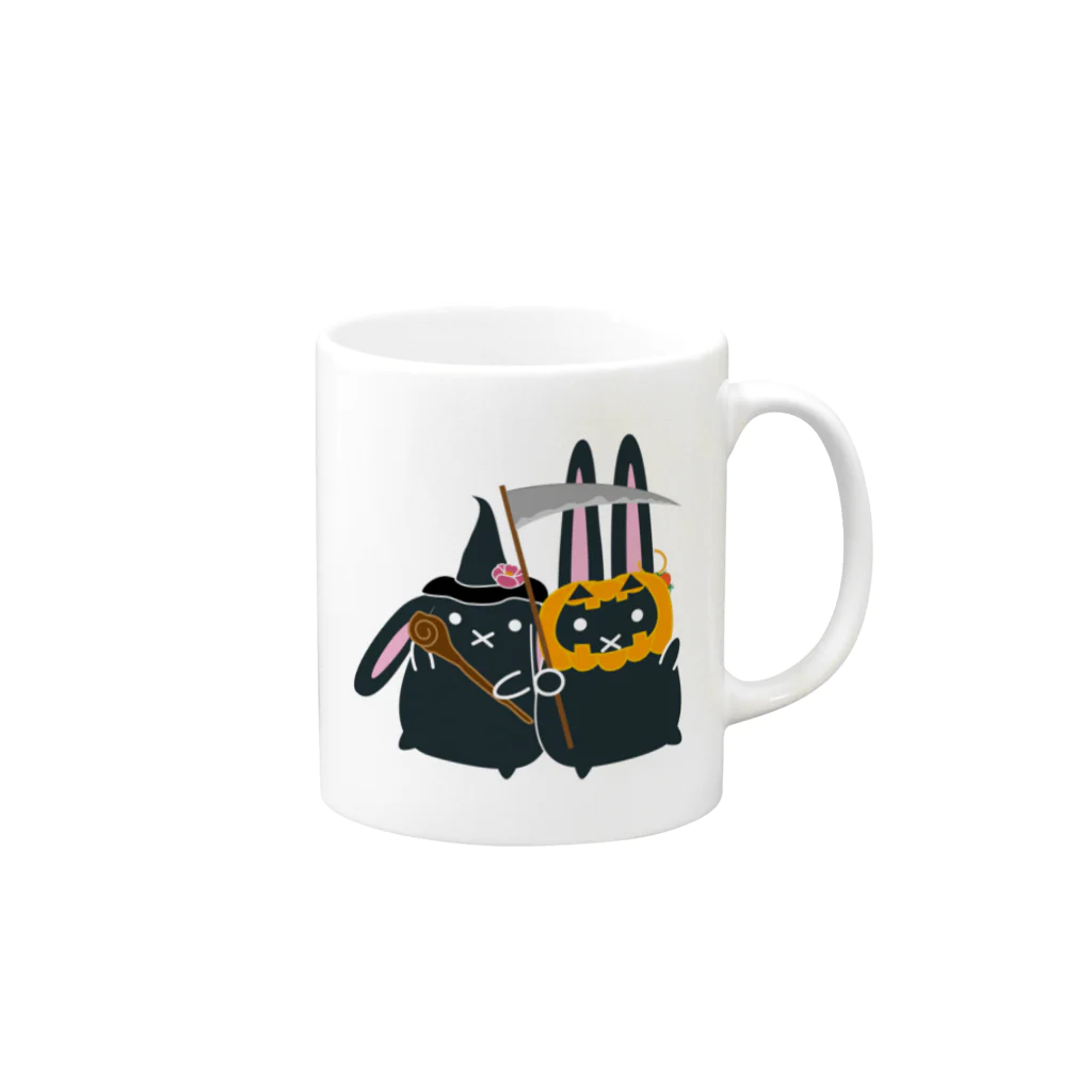 MST@twins lapin うさまろ ぴかまろのtwins lapinハロウィン2015 Mug :right side of the handle