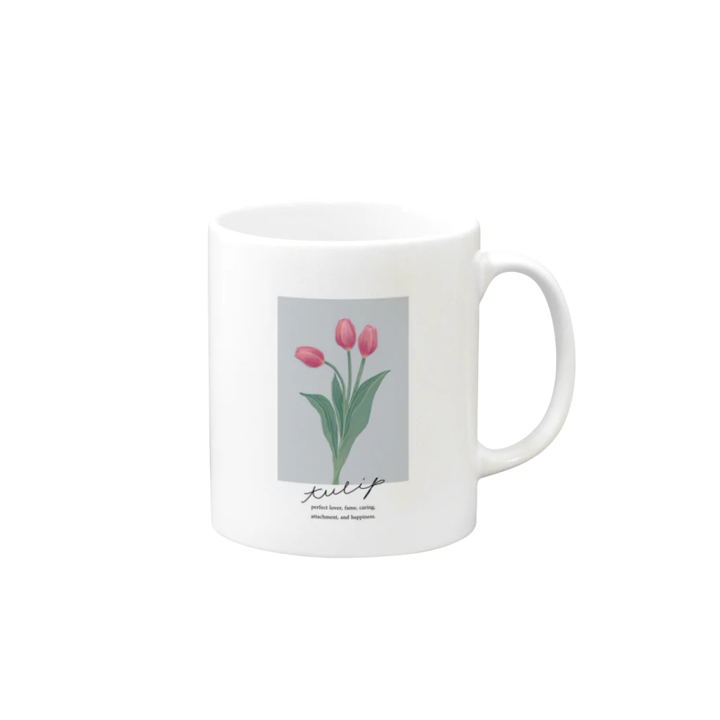 nulのtulip Mug :right side of the handle