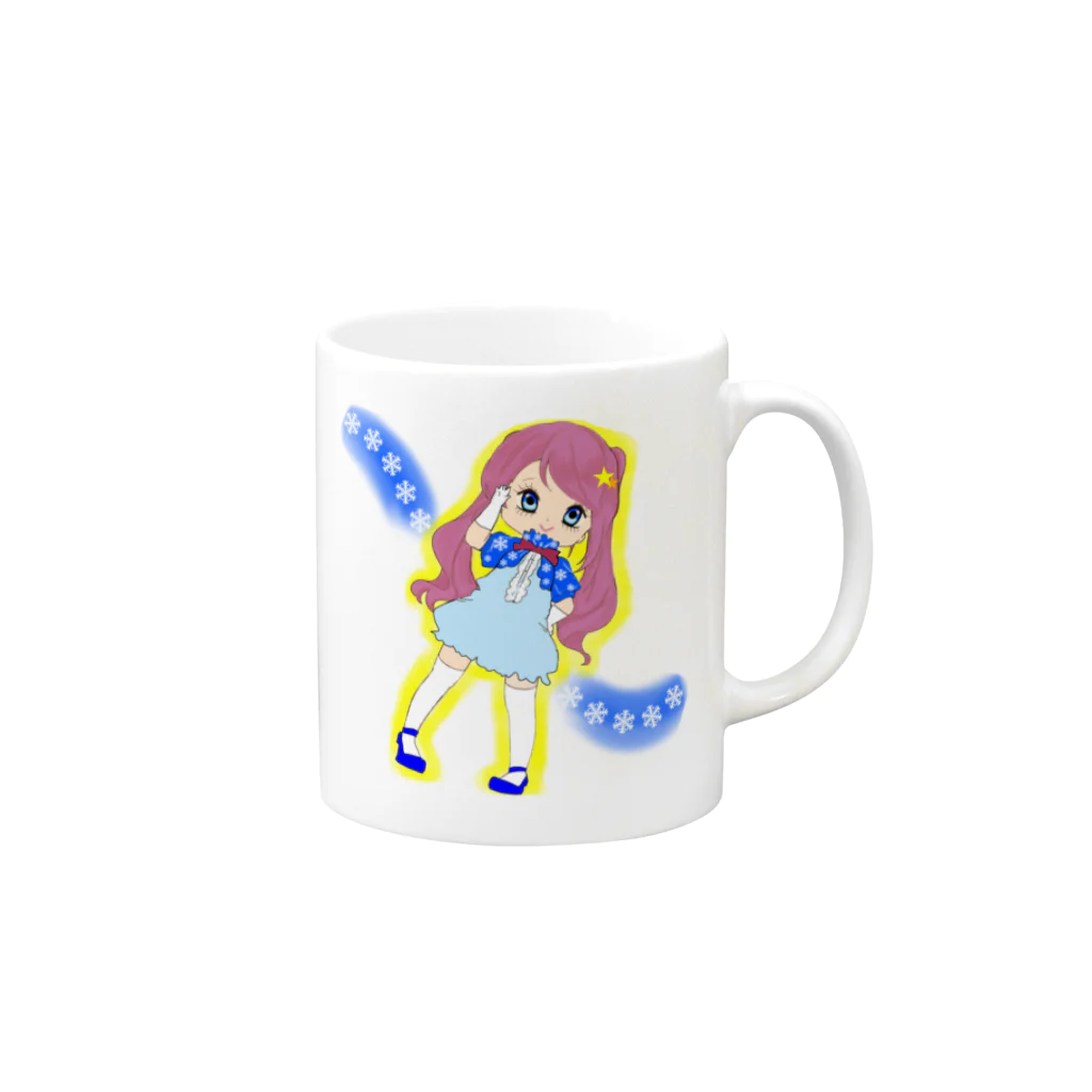 ウタでございます┏〇゛のいっちゃんマグ① Mug :right side of the handle