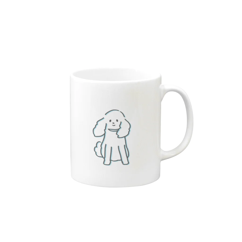 ソラリナのふわふわトイプードル 4 Mug :right side of the handle