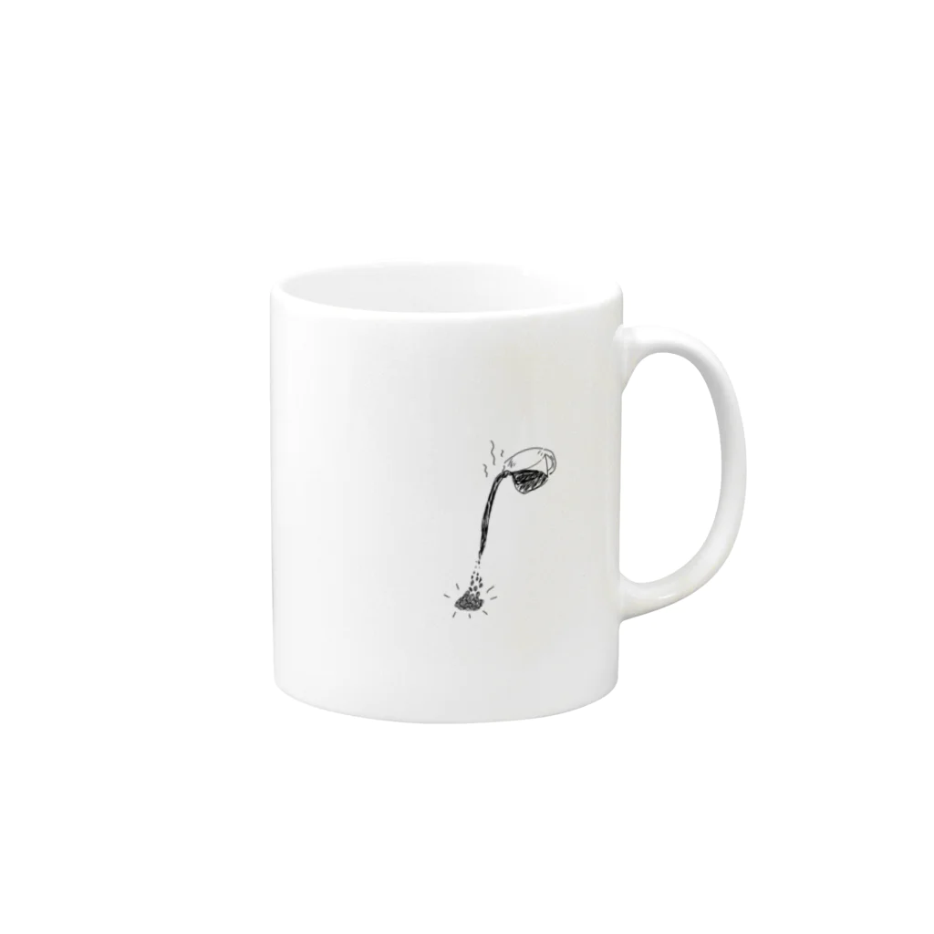 ryooopppppの無駄な循環 Mug :right side of the handle