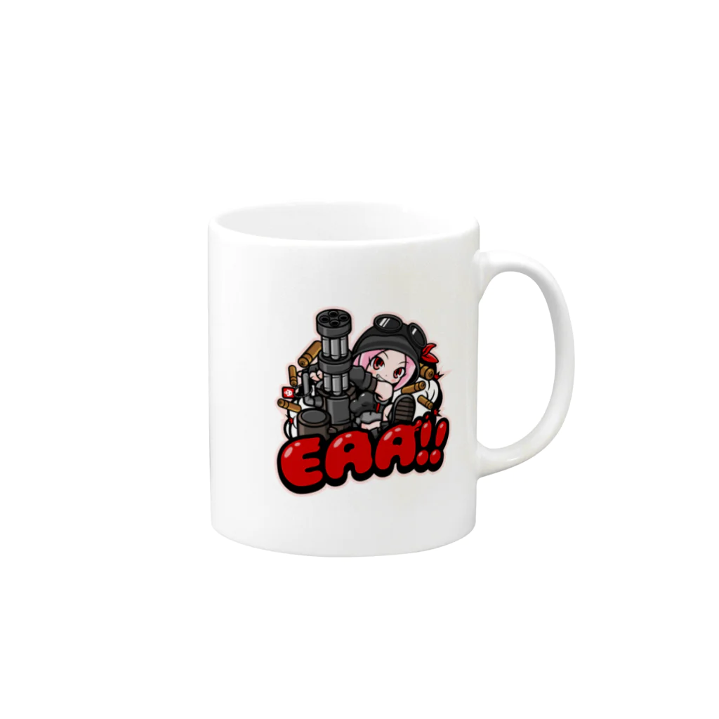 EAA!! Official Storeのいぇあちゃん Mug :right side of the handle