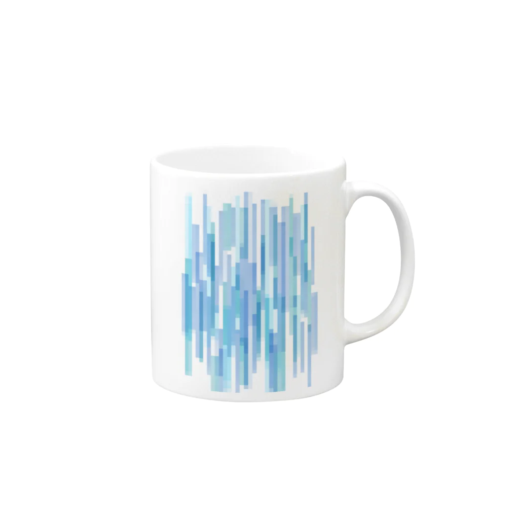 wena’s shopの五月雨 Mug :right side of the handle