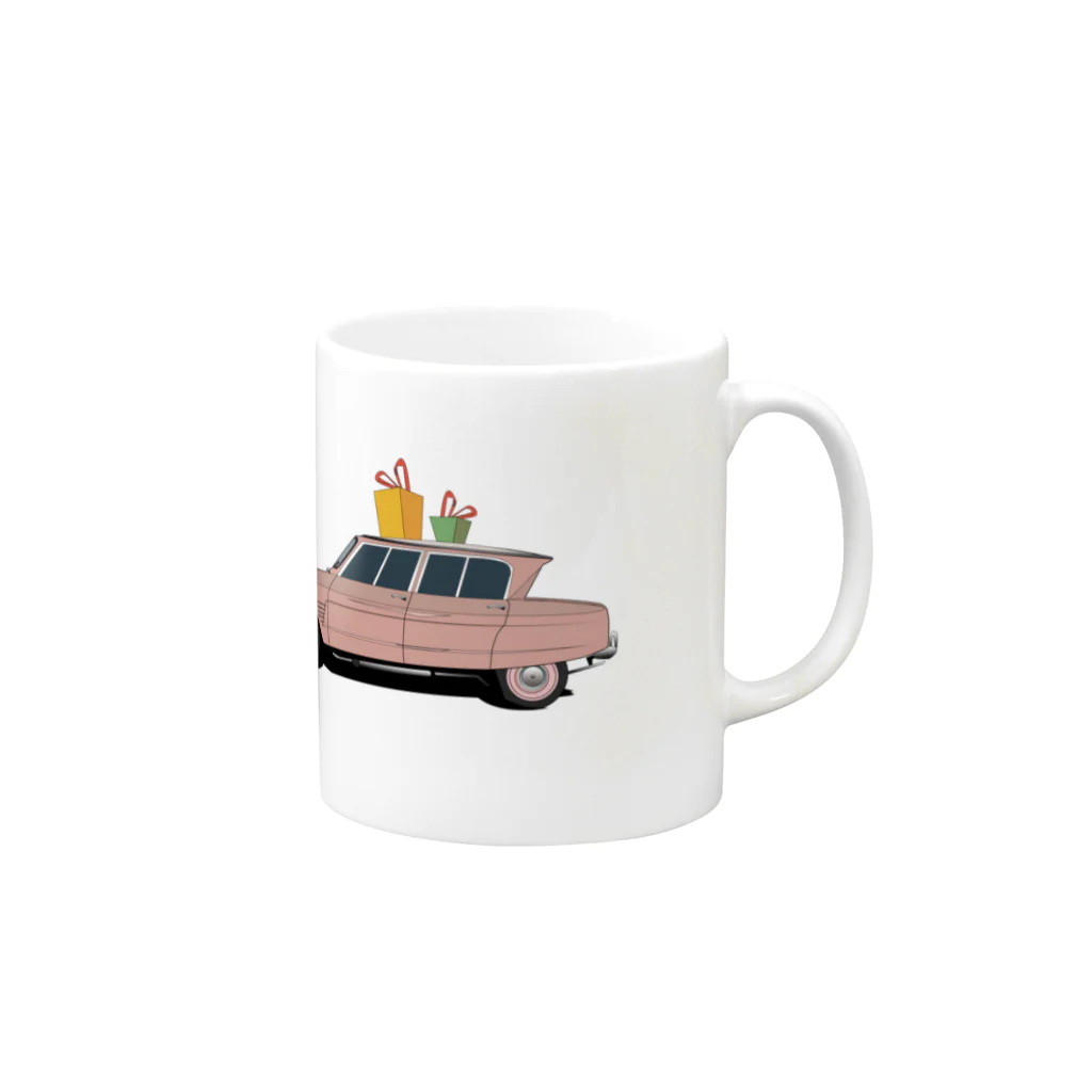 AMANE MOTOR inc.のアミアミ Mug :right side of the handle