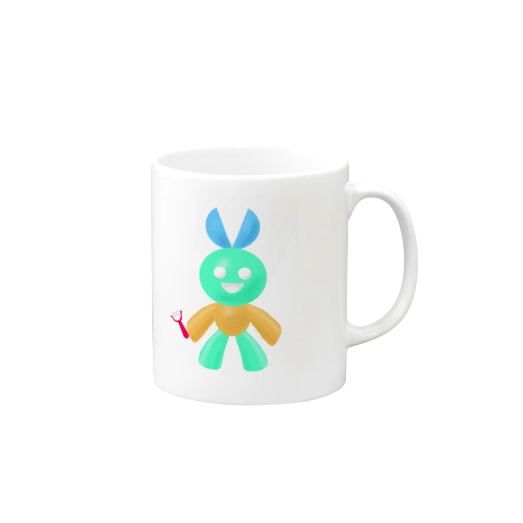 WORLDWIDEのピーラーファンタジーneo大 Mug :right side of the handle