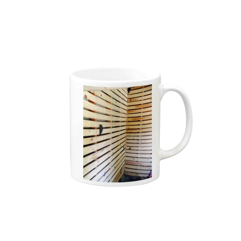 TM.BASEの木「もく」 Mug :right side of the handle