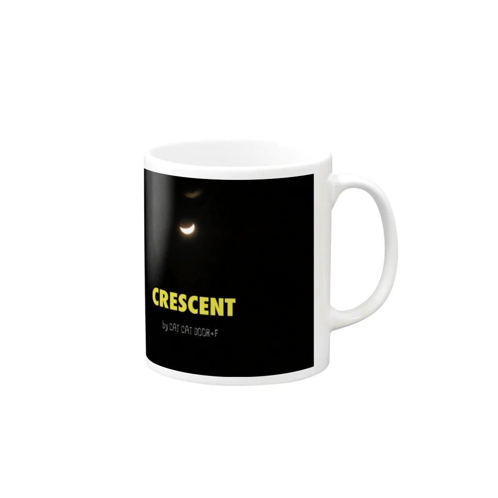 CAT CAT DOORFのCRESCENT Mug :right side of the handle