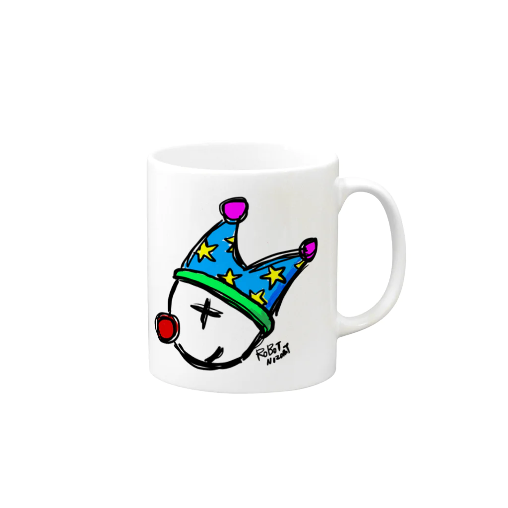 RPG-SHOPのピエロ君のグッズ Mug :right side of the handle