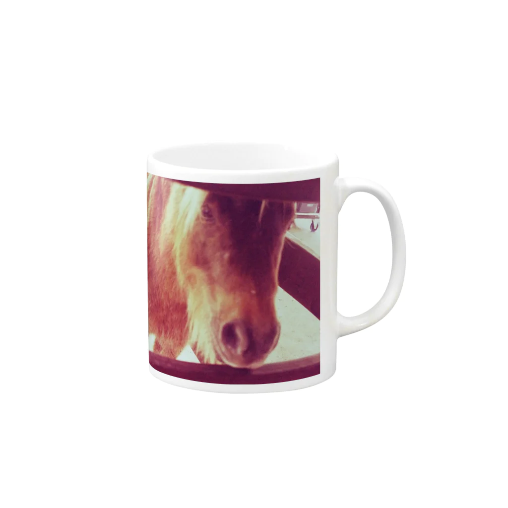 mytnbのロバカップ Mug :right side of the handle