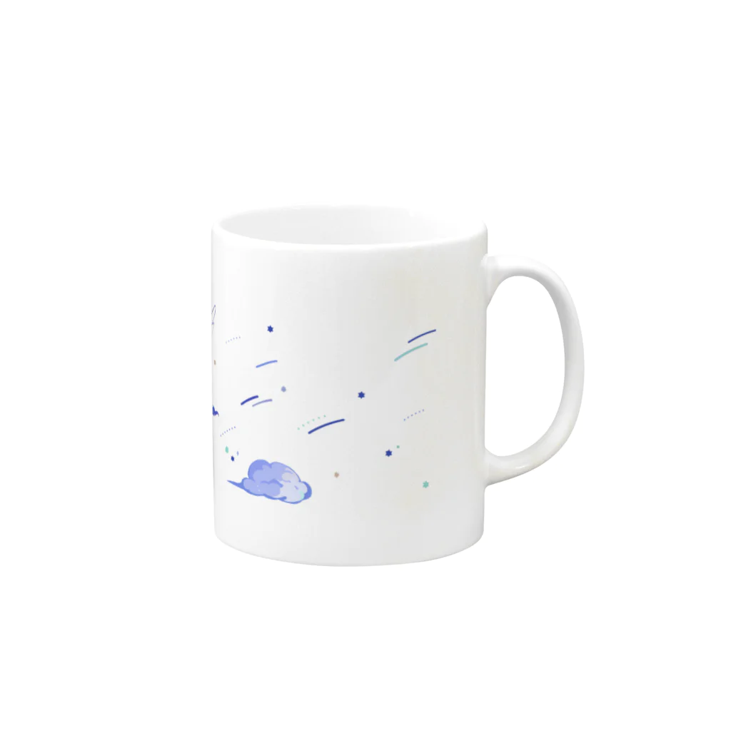 susutoukaのオパールの瞳のペガサス Mug :right side of the handle