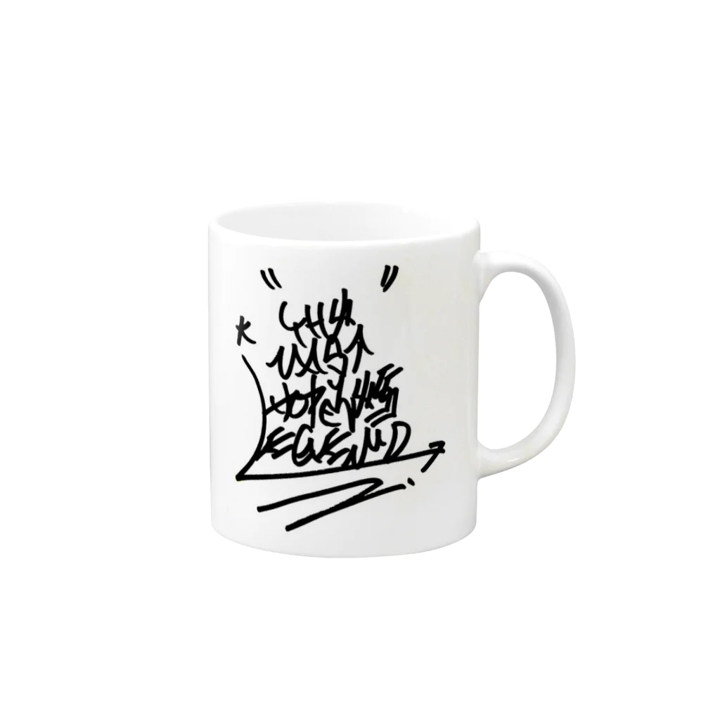 MC HOPELESSのTHE LAST HOPELESS LEGEND ITEM. Mug :right side of the handle