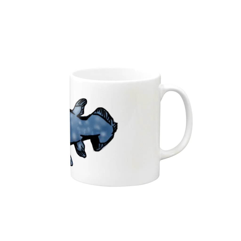 komonoyaのシーラカンス Mug :right side of the handle