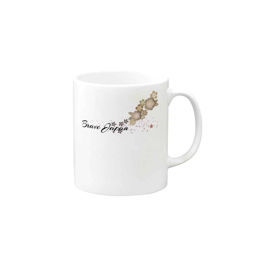 JOKERS FACTORYのSAKURA Mug :right side of the handle