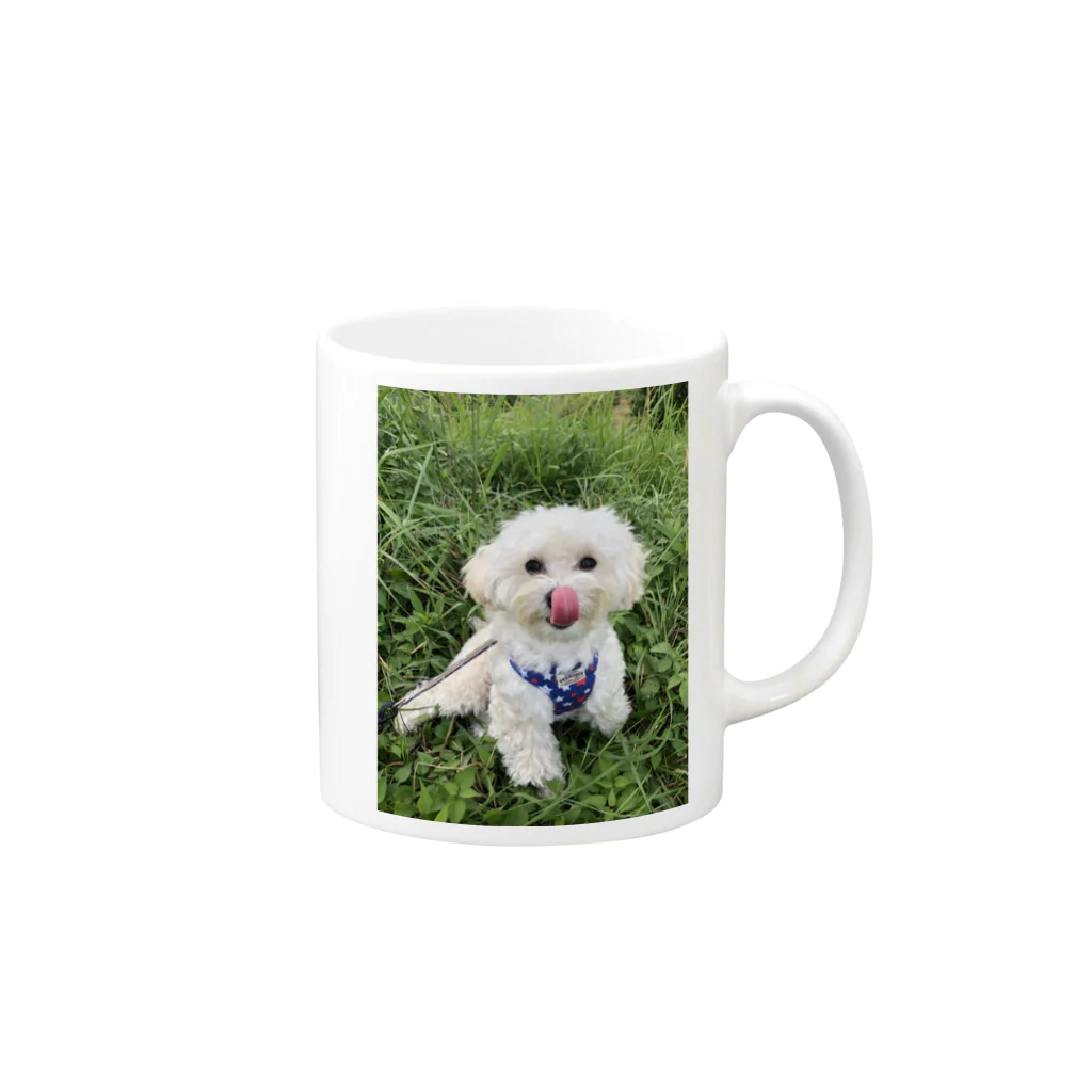 Dreachan_のはっくん Mug :right side of the handle