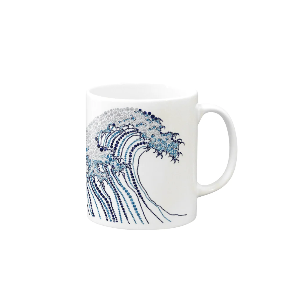 Crystalの東海道五十三次 Mug :right side of the handle