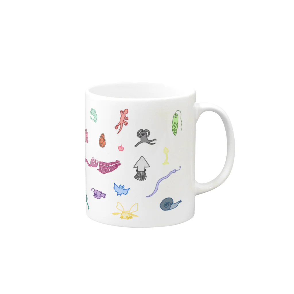 penal_koのみんなみかた Mug :right side of the handle