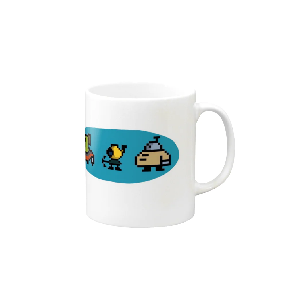 眼鏡バズーカの海底兄弟 Mug :right side of the handle