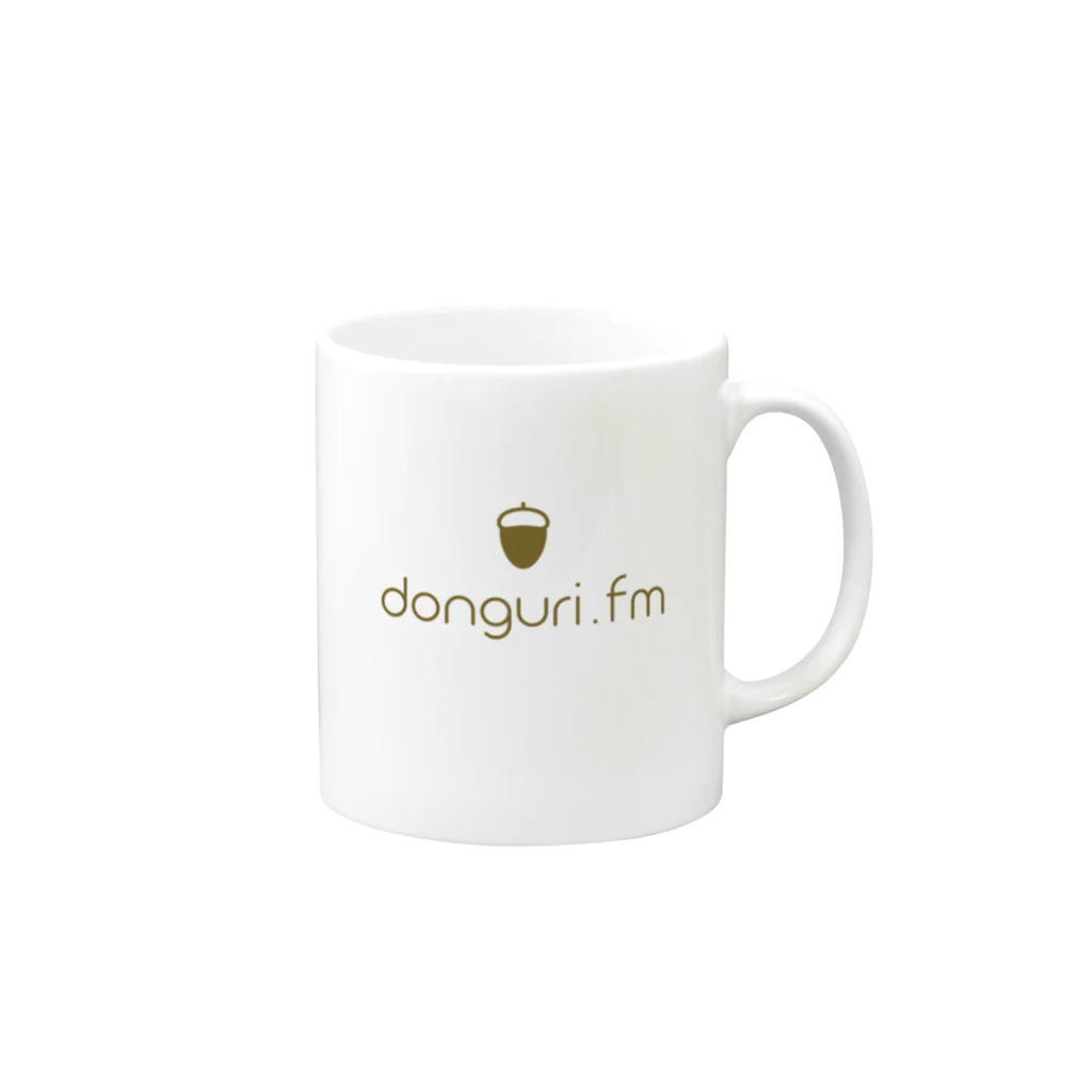 ドングリFMのお店のドングリFM 公式グッズ マグカップの取っ手の右面