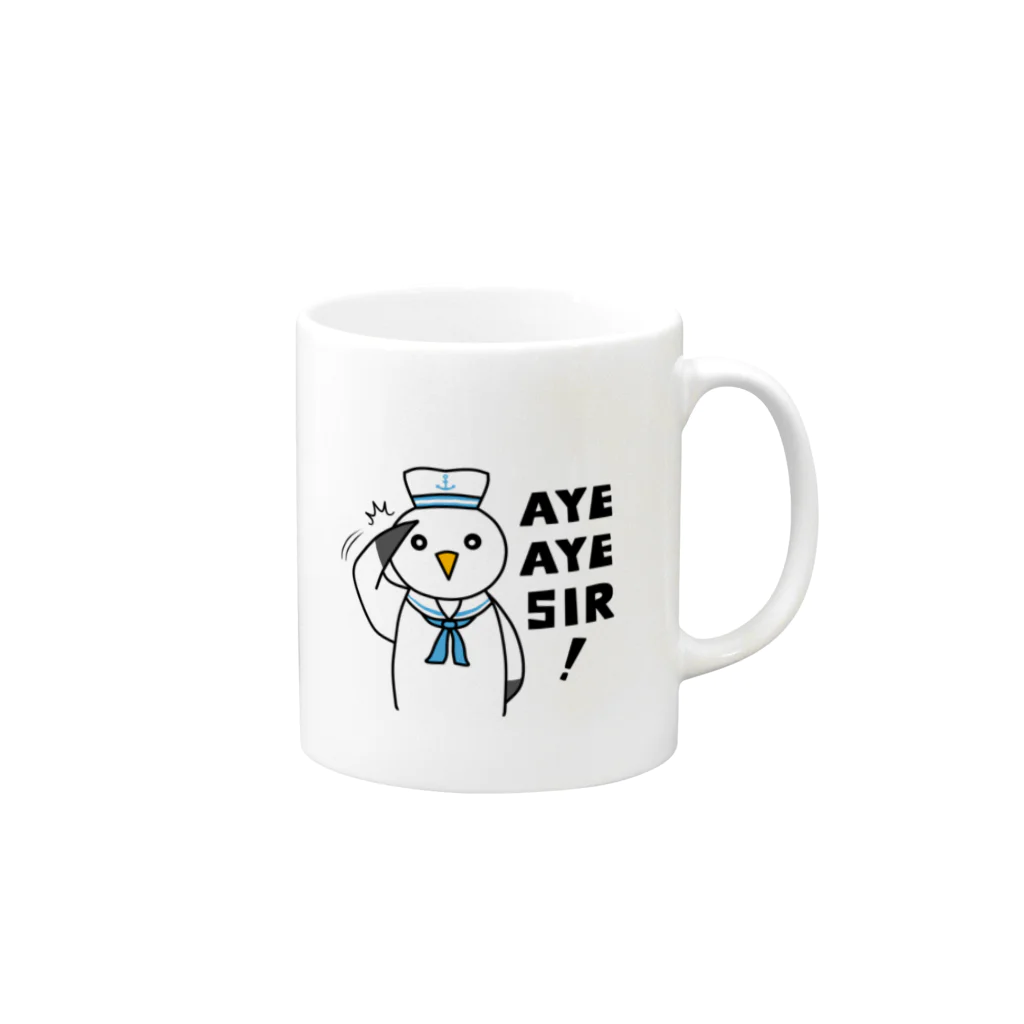 s_art_oのとりさんだいすき Mug :right side of the handle