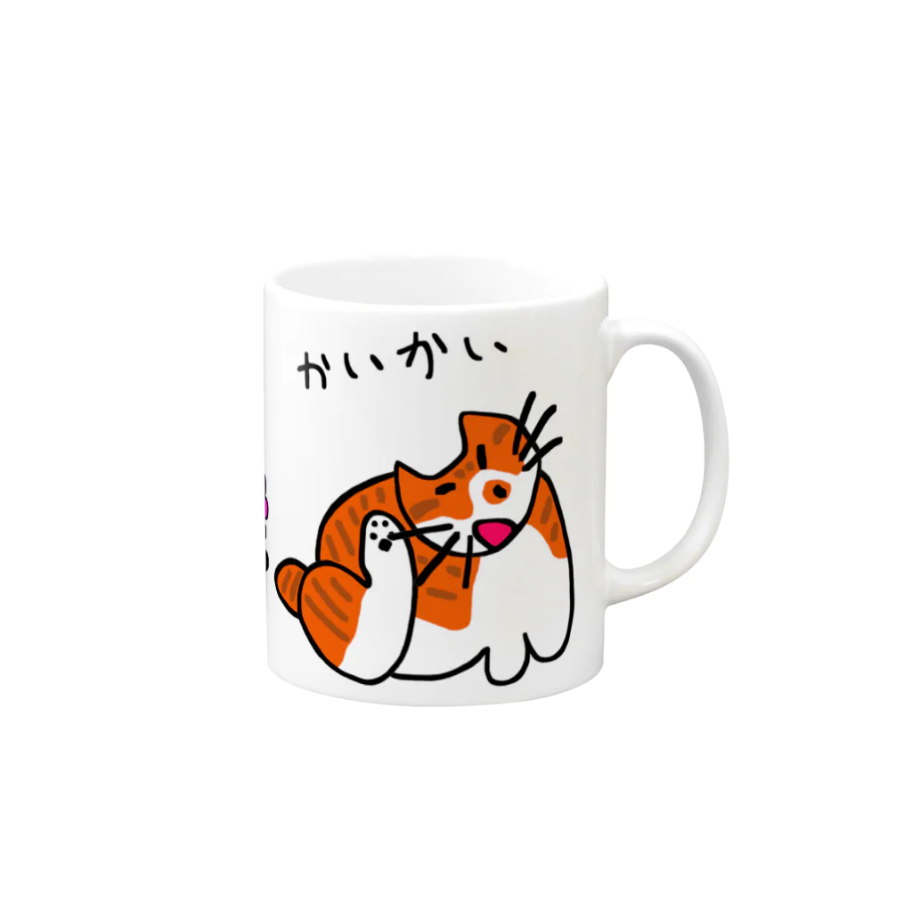 KILL　TIMEのはちみつねこ Mug :right side of the handle