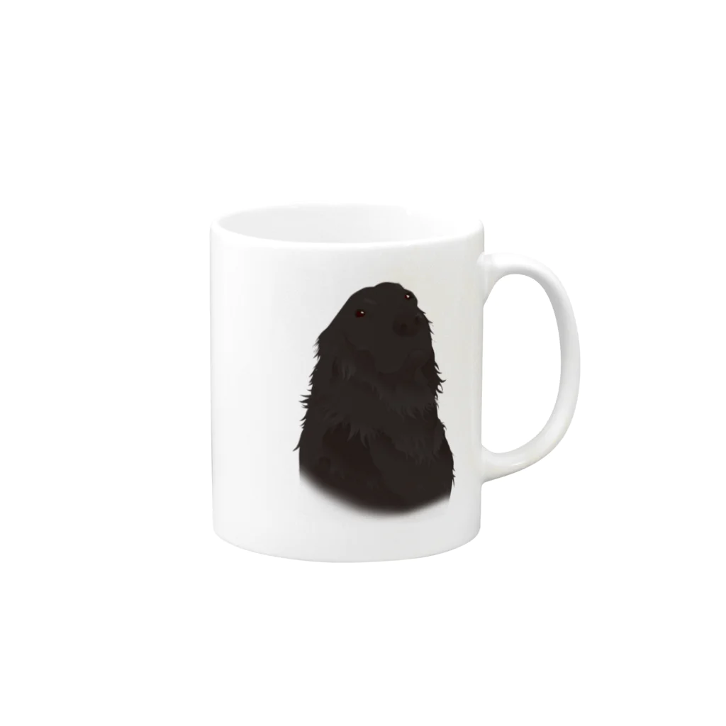 nowhitonの【nina&bart】アトム Mug :right side of the handle