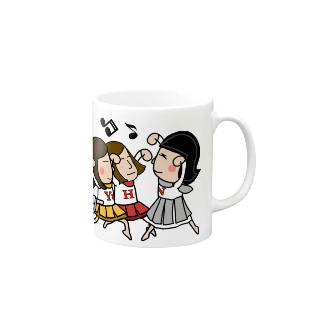 nakanumaのFriends Mug :right side of the handle