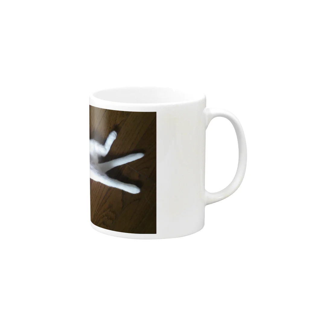 ruuukkのにょいーん Mug :right side of the handle