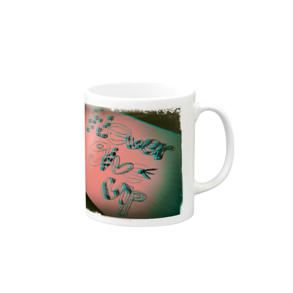 らいもんまる★TAの諦めるな！ Mug :right side of the handle