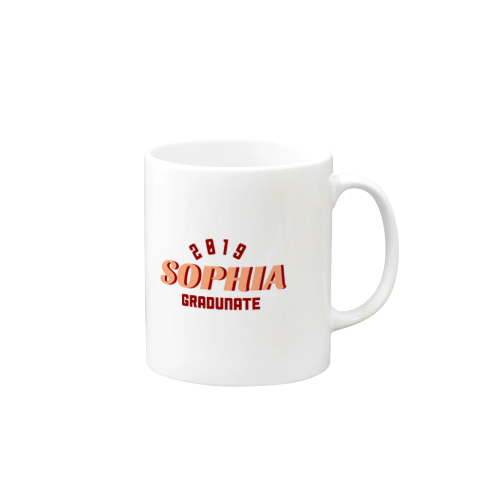 Sho5の2019年卒業1周年記念グッズ Mug :right side of the handle