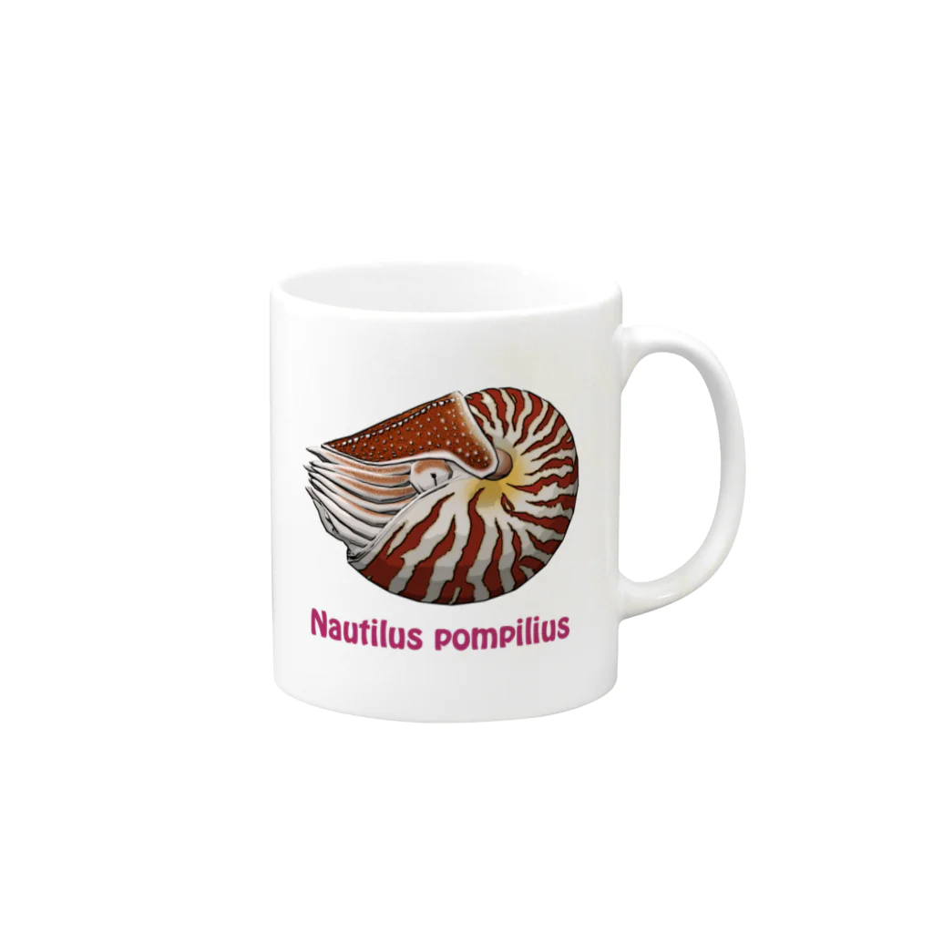 Second Wildlifeのオウムガイ #1 Mug :right side of the handle