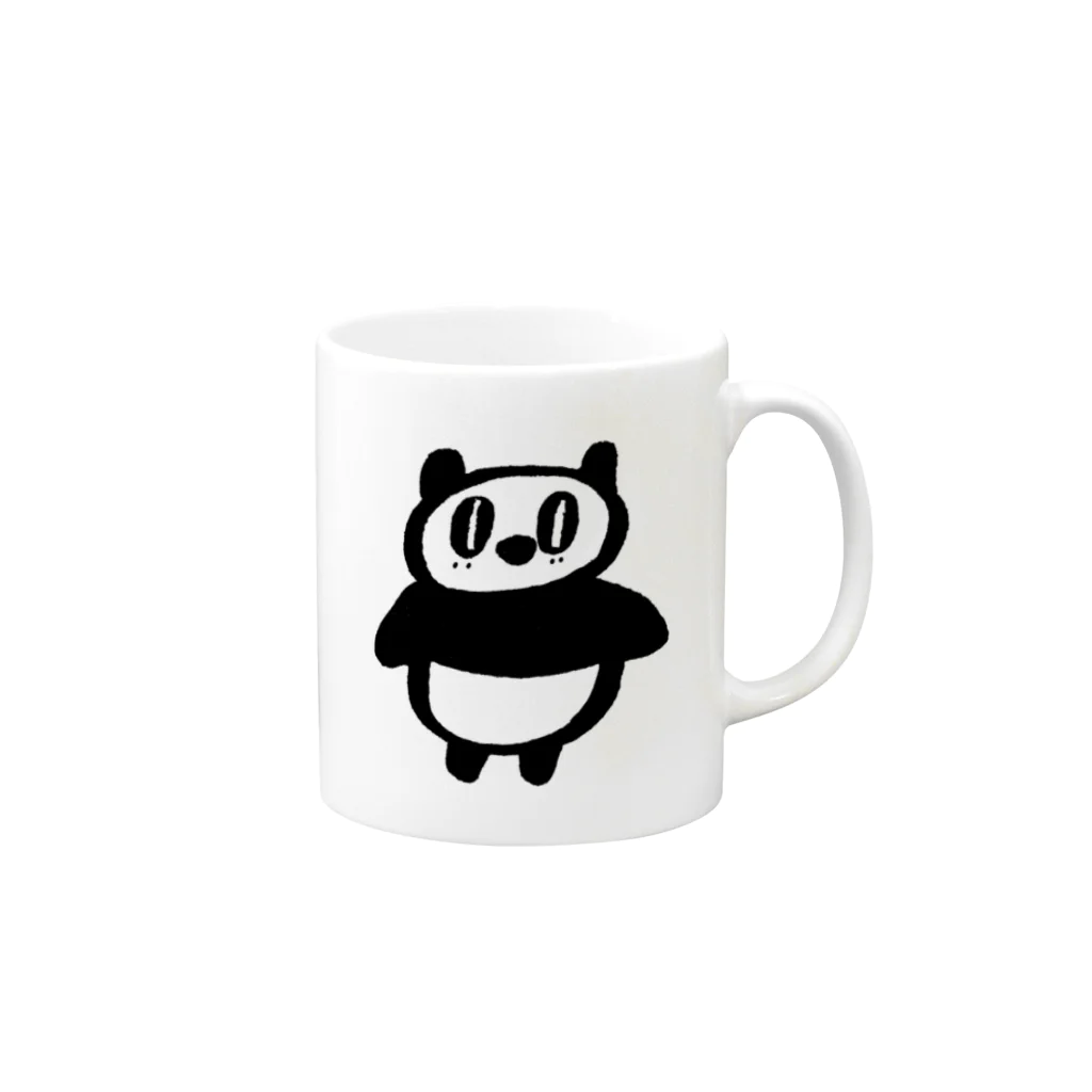 OSEN SHOPのパンフクロウ Mug :right side of the handle