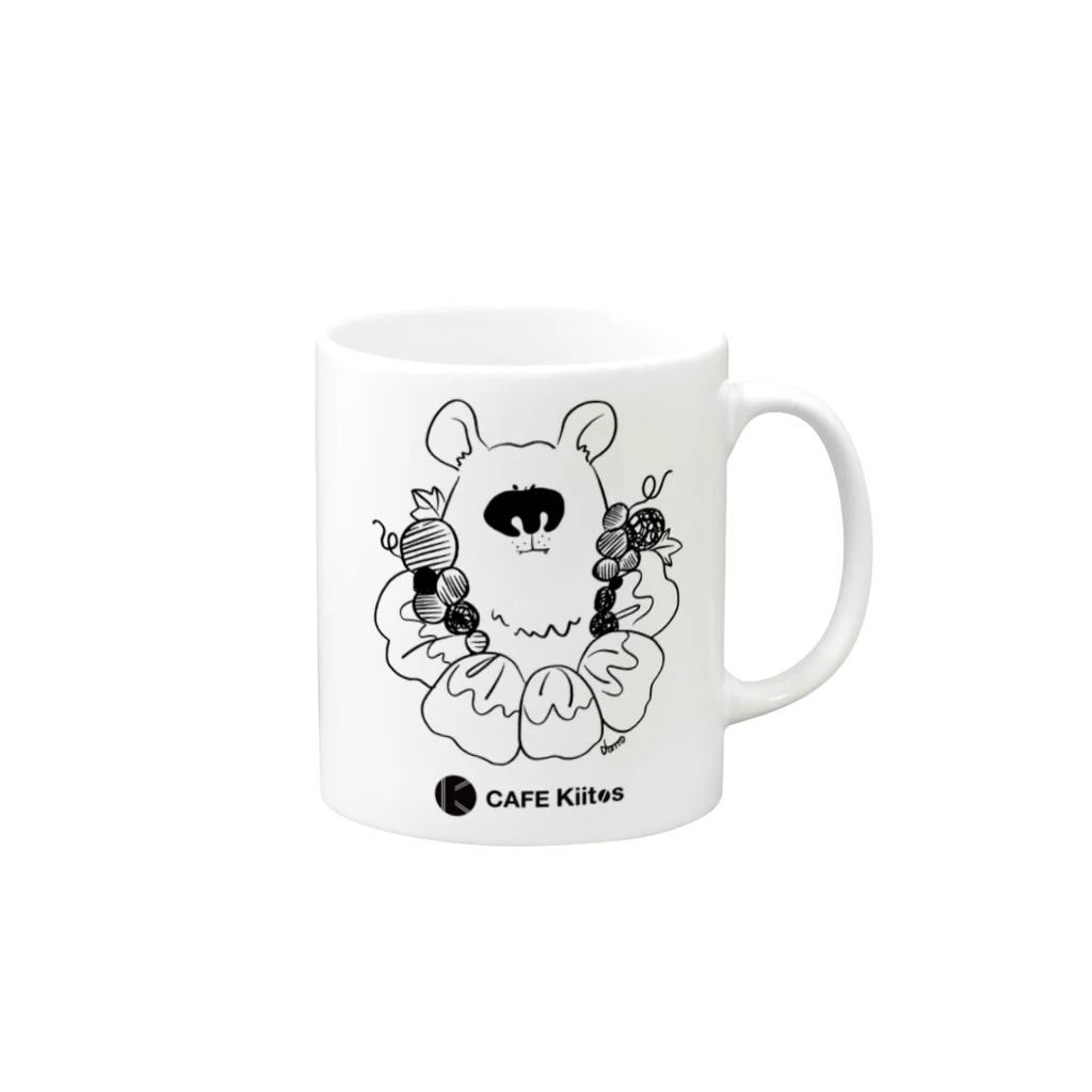 CAFEKiitosの【CAFE Kiitos × Mika Itoh】シリーズ vol.4 Mug :right side of the handle